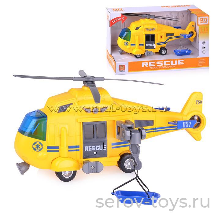 Вертолёт 1:16 WY750A Спасательный медицинский свет звук Wenyi
