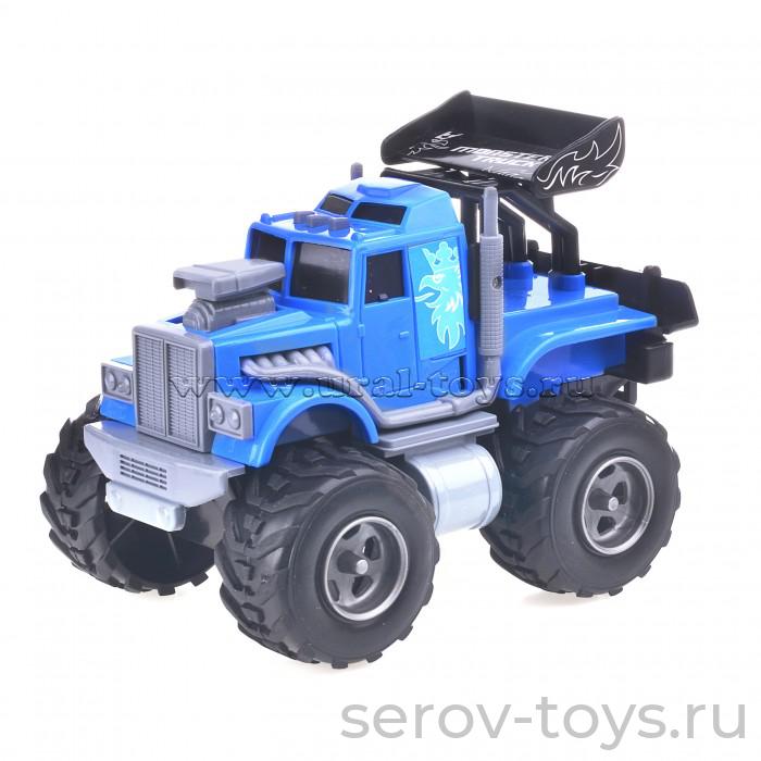 Машина инерц 1:16 WY700C Джип синий свет звук Wenyi