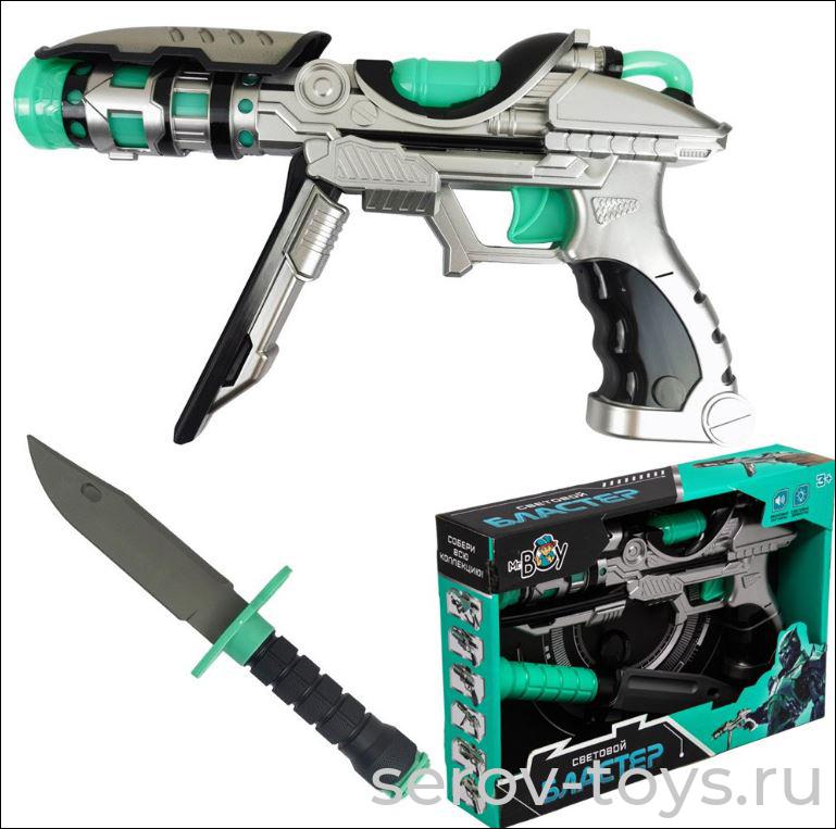 Бластер MK838-8 с кинжалом на бат FCJ0997637 в кор Mr Boy**