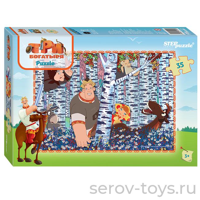 Пазл 35 Три богатыря 91149 Степ
