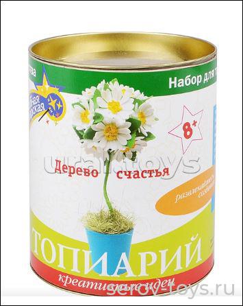 Набор ДТ Топиарий ТПМ-04  Ромашки в банке Волшебная мастерская