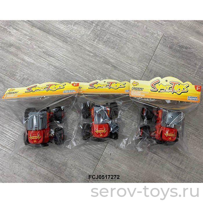 Машина инерц MK7392 Пожарная техника в пак Young racer