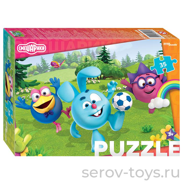Пазл 35 Смешарики (new) 91403 Степ