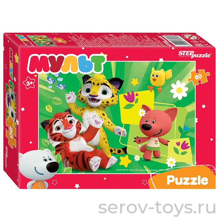 Пазл 80 Мульт. Ми-ми-мишки. Сказочный патруль и др. 77177 Степ