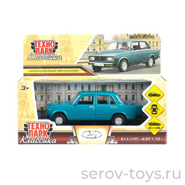 Модель Технопарк LADA ВАЗ-2105 Жигули 2105-12-PT Классика Бирюзовый в кор