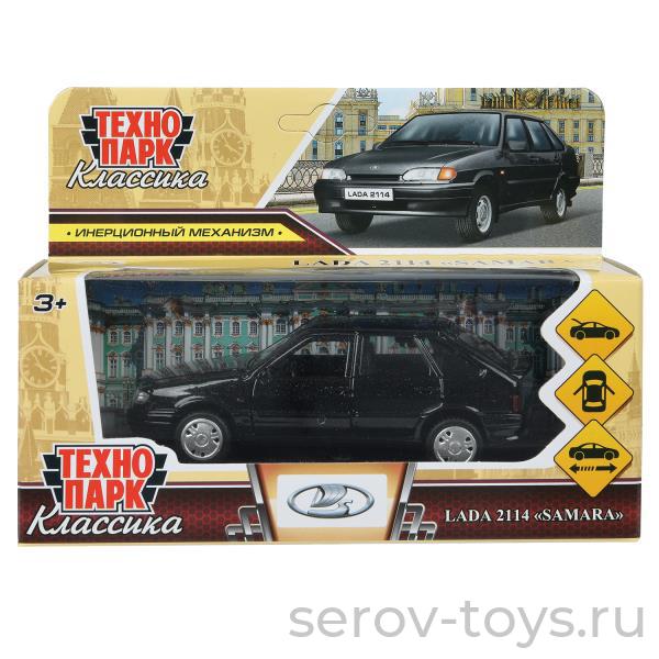 Модель Технопарк LADA -2114 SAMARA 2114-12-BK-WOD Классика Черная в кор