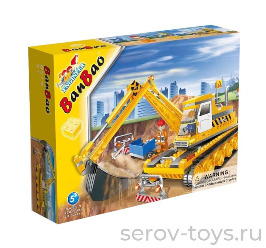 Конструктор БанБао 8519 Техника Самосвал -ковш 220 дет