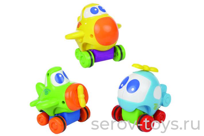 Нажми и поедет 30371 минисамолет в ассорт.30383