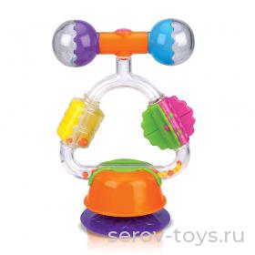 Погремушка на присоске TY9028 Веселая вертушка в кор Mioshi