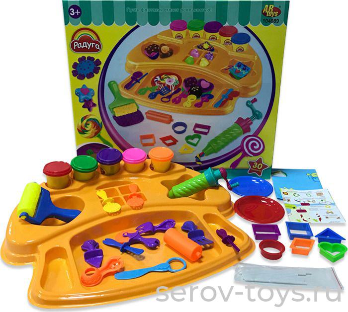 Набор ДТ Радуга 104089 Юный кулинар, 5 баночек с аксессуарами, 30 предметов СТОПЦЕНА