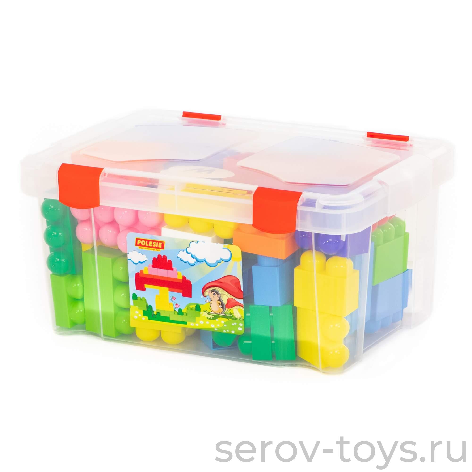 Конструктор Великан 50595 в контейнере 74 эл ПОЛЕСЬЕ