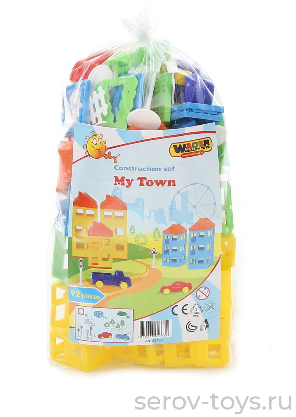 Конструктор 53732 Построй свой город 92 эл в пак ПОЛЕСЬЕ