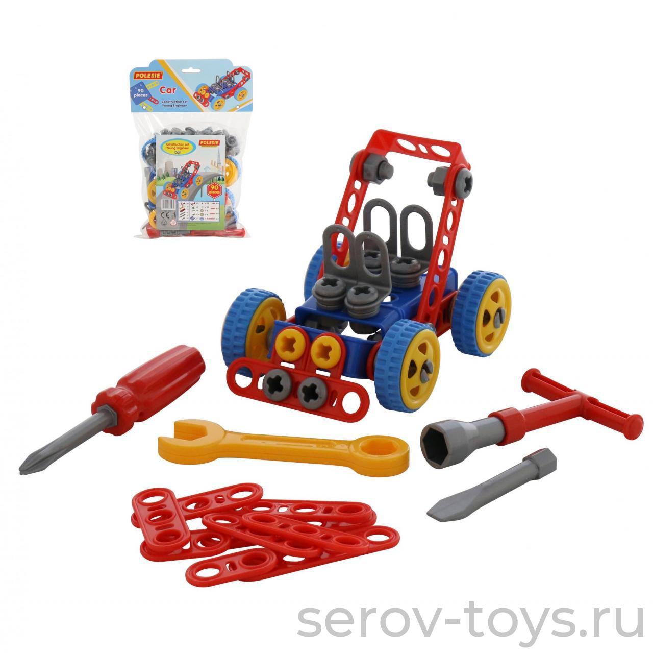 Конструктор Изобретатель 55071 Автомобиль № 1 (90 эл) ПОЛЕСЬЕ