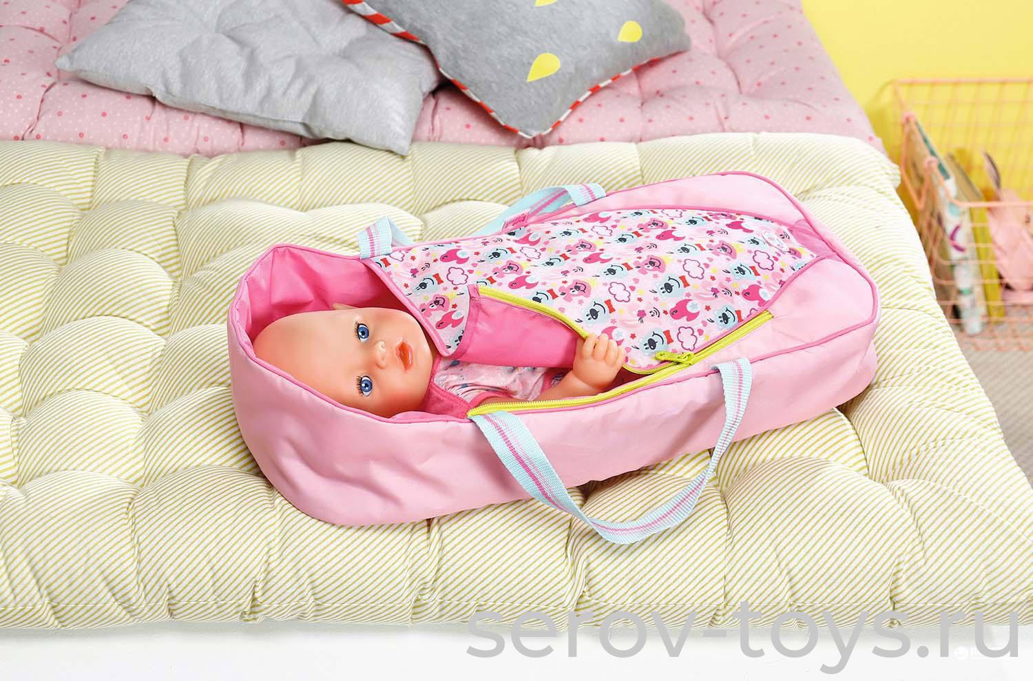 Спальный мешок для куклы  Baby born 824-429 в кор