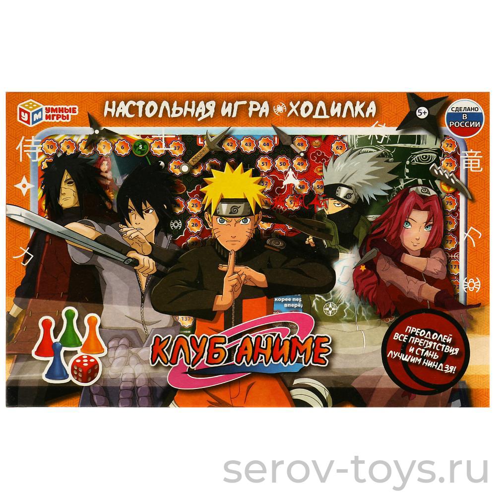 Настольная игра Клуб аниме Ходилка в кор Умные игры