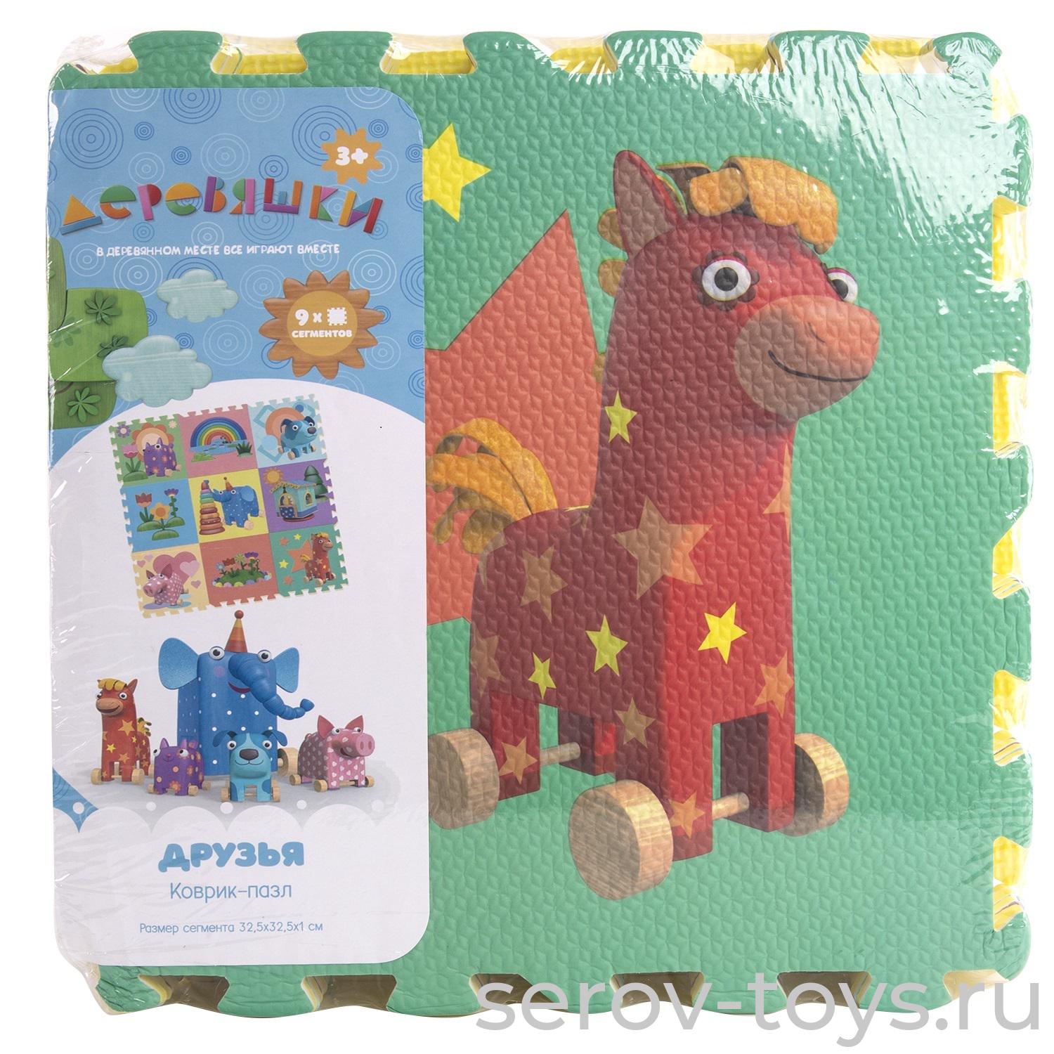 Коврик пазл Деревяшки 18WPZM02 9 листов
