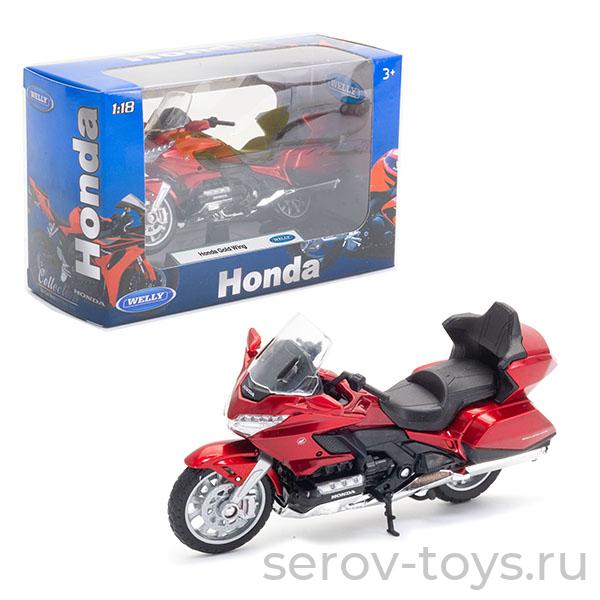 Модель 1:18 мотоцикла 12857P HONDA GOLD WING