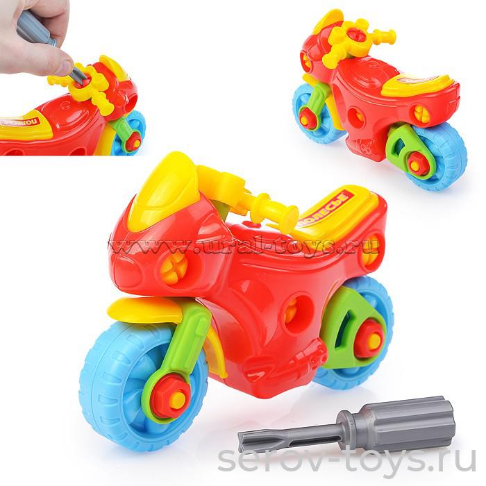 Конструктор 78209 Мотоцикл с отвёрткой в пак ПОЛЕСЬЕ