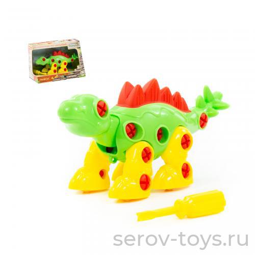 Конструктор 76793 Динозавр Стегозавр с отвёрткой в кор ПОЛЕСЬЕ