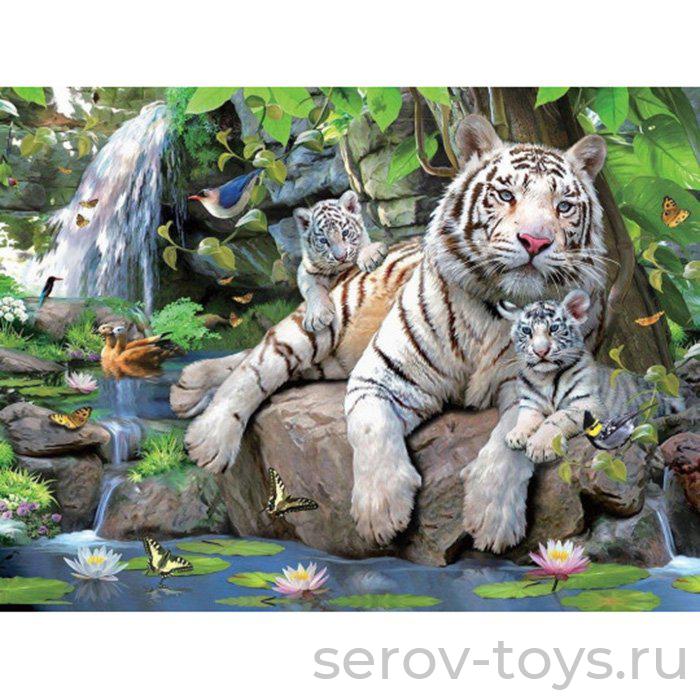 Пазл 3D 100 Тигры селфи 31218 Prime