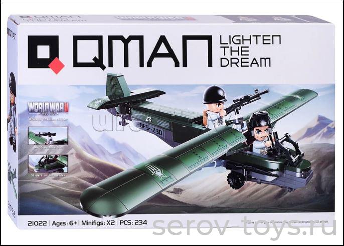 Конструктор Qman 21022 Штурмовой планер 234дет