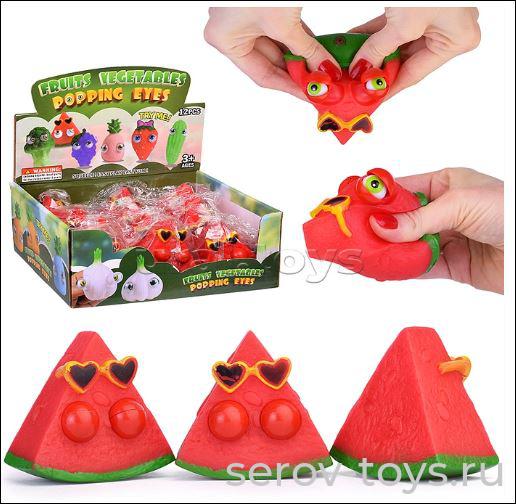 Антистресс-мялка 00-5382 Сочный арбузик 12шт в кор