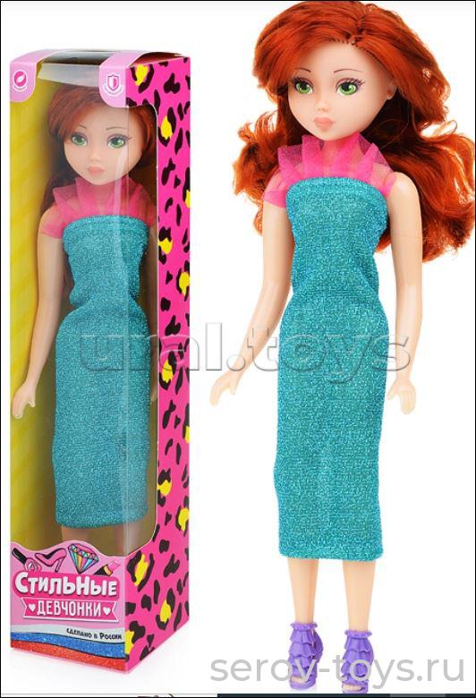 Кукла Злата В3855 Стильные девчонки 29см в кор Весна