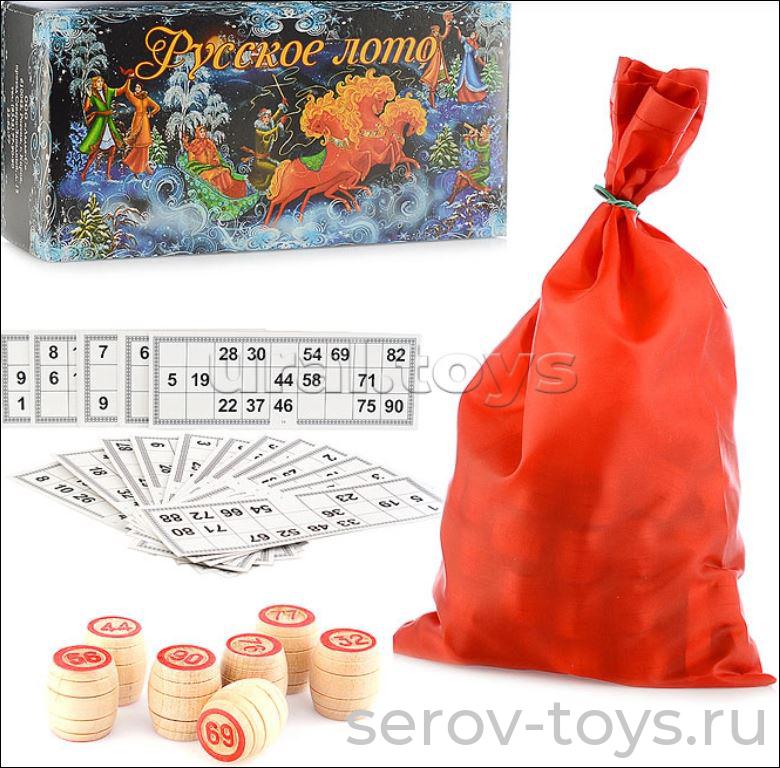 Русское лото С-203 в карт кор Ладья