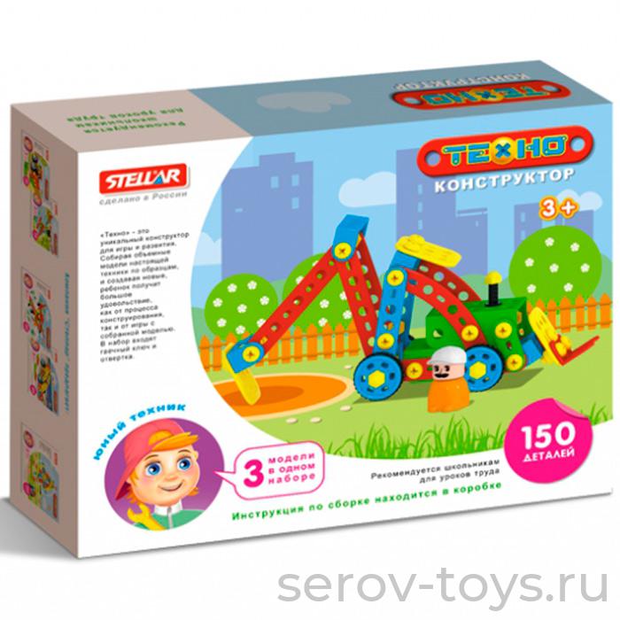 Конструктор Техно Стройка 150 дет. 02037 Стеллар
