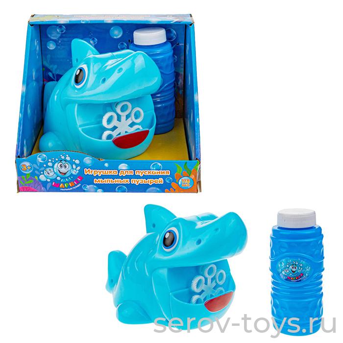 Акула игрушка для пускания мыльных пузырей 118 мл Т19908 Мы шарики! 1toy
