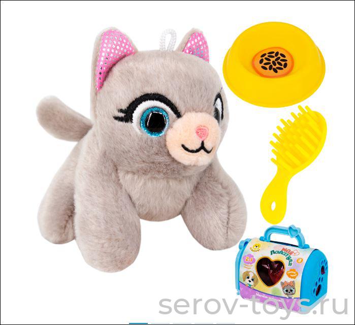 Кошка в переноске Моя Лапатуля MKDR5011 в кор Levatoys