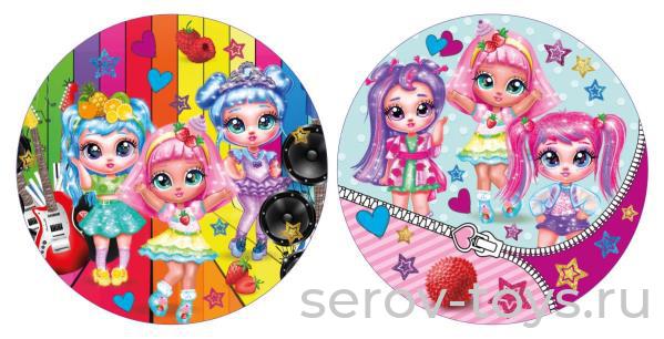 Мяч ПВХ 23см FD-9(FLOL) Куклы-модницы в сетке Играем вместе