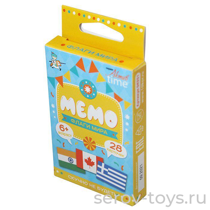 Игра МЕМО Флаги 04351ДК Серия АКТИВ time