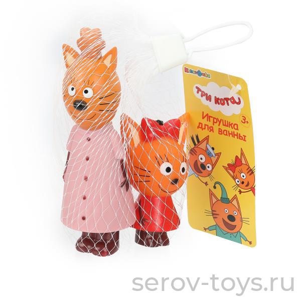 Пластизоль Капитошка LX18004 (50) Три кота  Мама и Карамелька в сетке Играем вместе