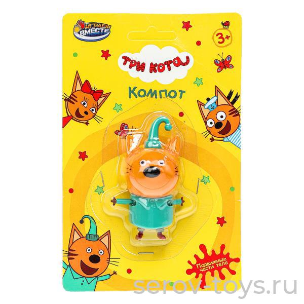 Фигурка Три кота PF-3C-KOMPOT-RU Компот 6см на листе