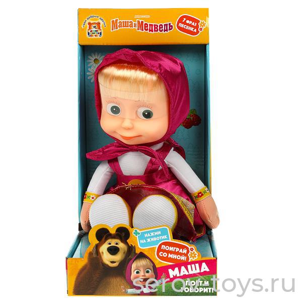 Мульти-пульти Маша V85833-30X Маша и медведь озвуч  29см в кор
