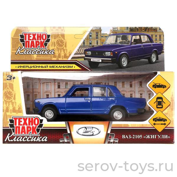 Модель Технопарк LADA ВАЗ-2105 2105-12-OC Классика Синяя свет звук в кор