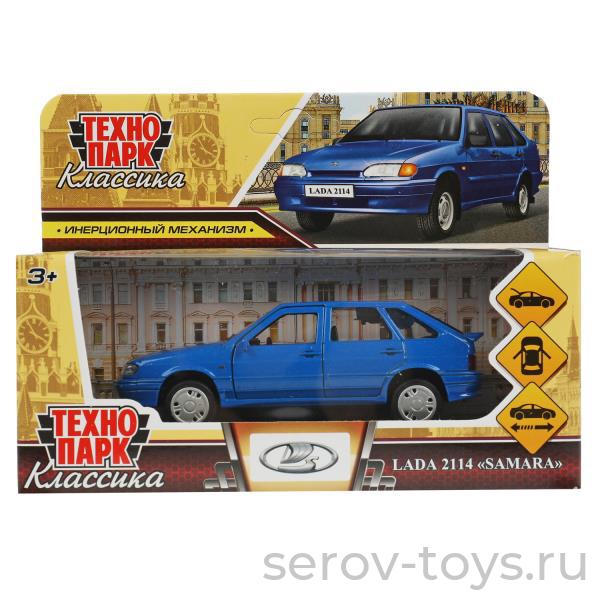 Модель Технопарк LADA-2114 SAMARA 2114-12-BU Классика Синий в кор