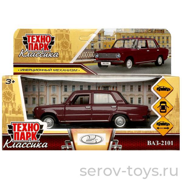 Модель Технопарк LADA ВАЗ-2101 Жигули 2101-12-PRL Классика Фиолетовая в кор