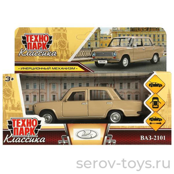 Модель Технопарк LADA ВАЗ-2101 Жигули 2101-12-BG Классика Бежевая  в кор