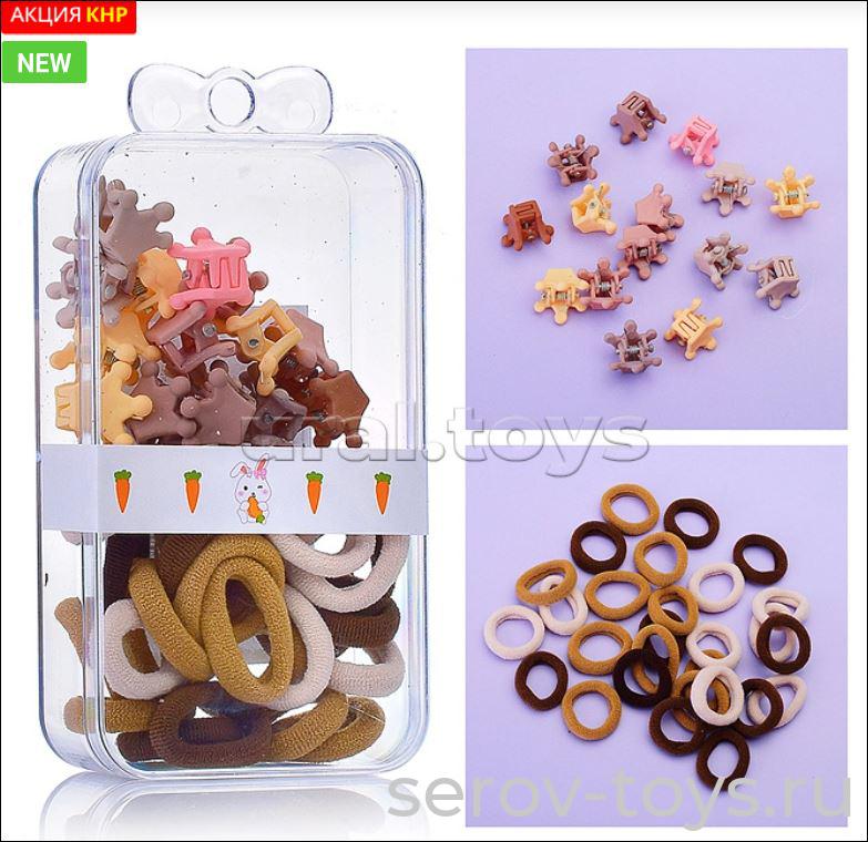 Набор резинок и заколок 00-3275 Корона в кор