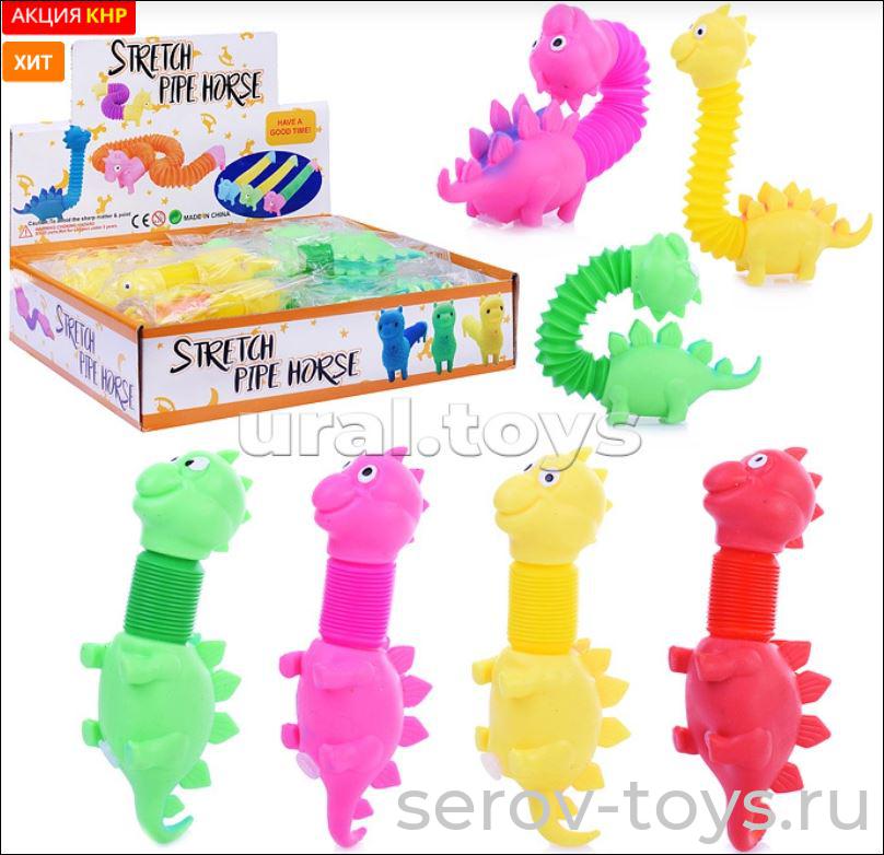 Антистресс 00-2868 Динозавр в ассорт 12шт в кор