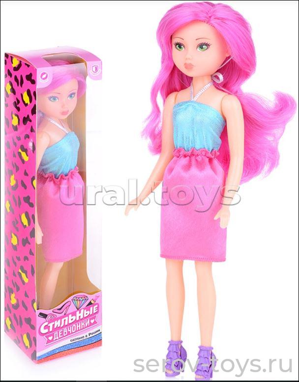 Кукла Роза В3858 Стильные девчонки 29см в кор Весна