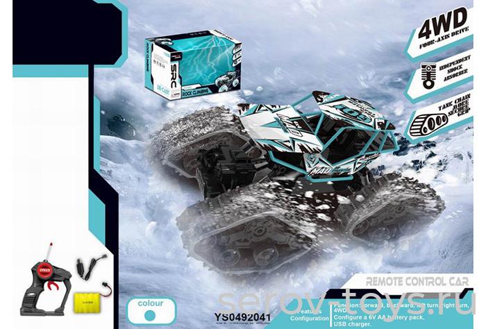 Машина р/у 001B-YJ Джип 4*4 Скалолаз на аккум в кор