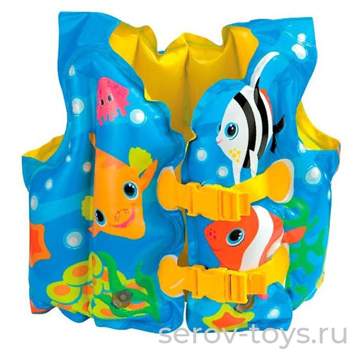 Жилет надув Рыбки 3-5 лет 59661 в пак