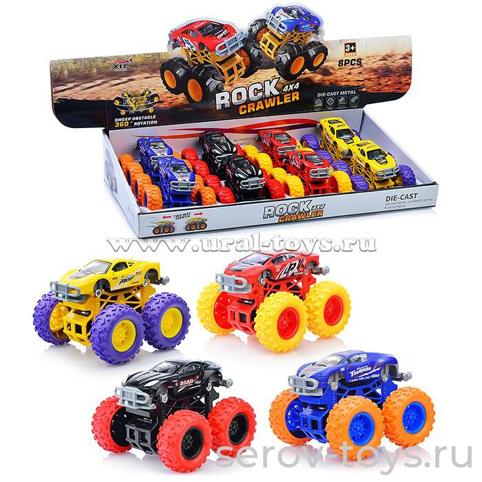 Машина 1210-C31 Джип 4*4 металл. инерц 8шт в кор++