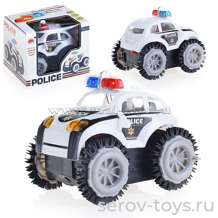 Машина GS-117 перевертыш Полиция на бат в кор