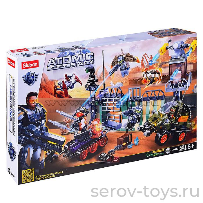 Брик Sluban 38-0912 Атомная буря Диджиботы 501 дет