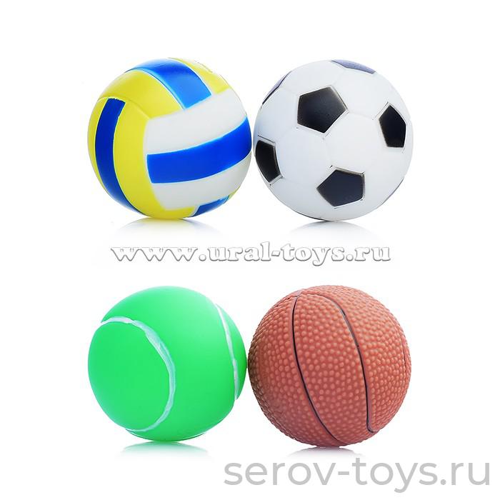 Игрушка для ванны Аквариус Мячи 4шт  LT294 (Тактилики) в пак