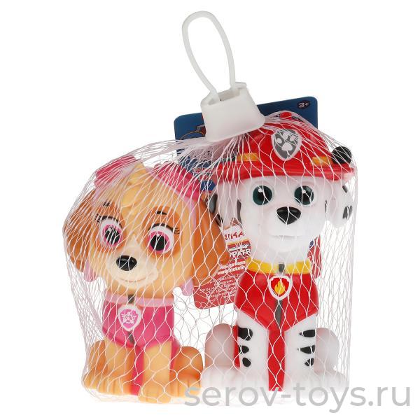 Набор для ванной Капитошка LXMAR-SKY-DOGP Щенячий патруль Маршал и Скай пластизоль в сетке